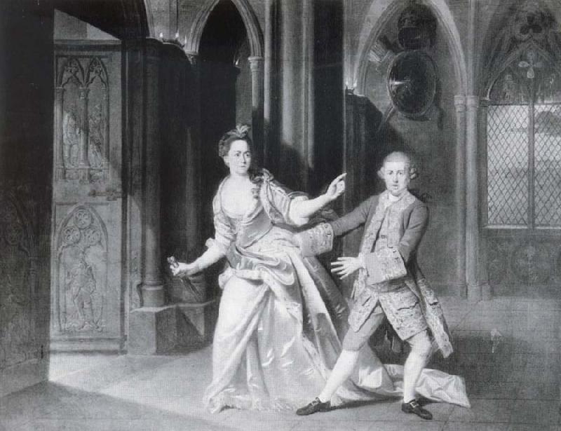 Johann Zoffany David Garrick as Macbeth and Hannah Pritchard as Lady Macbeth